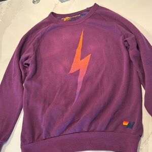 Aviator Nation Bolt Sweatshirt 
Size: Medium
Color: Purple
